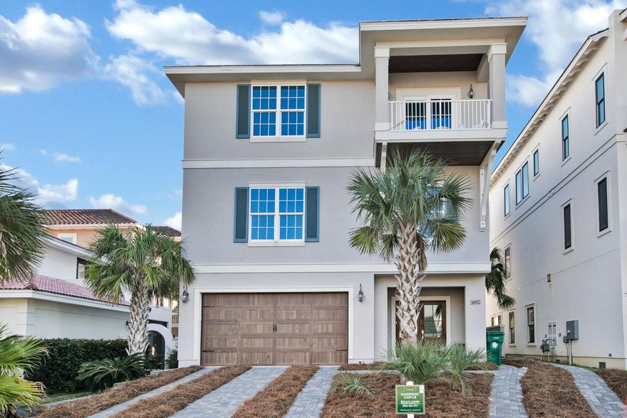 Investors Dream with rental projections of over $260,000.00! This home was completed in 2017 and features 8 bedrooms 8 1/2 baths and 5,643 sq. ft. of living space. Home is permitted to sleep 30 and has parking for 8 cars. The home is fully upgraded with high end features to include custom pool with hot tub, swim up bar and covered outdoor kitchen, Chef's kitchen, elevator, custom baths and large master suite. Dunes of Destin is an exclusive gated community in the heart of Destin and offers private beach access steps from the home, a community pool, gazebos, and a private lake with beautiful fountains. Home has been well maintained by the current owner and will provide a lifetime of memories for the new owners.