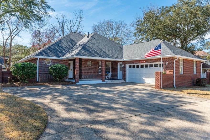 Popcorn and wallpaper have been removed and fresh paint added. Motivated Seller! Your new home boasts 4 spacious bedrooms and 3 bathrooms in a gated community with sidewalks. It is ideally located on a large corner lot in a cul-de-sac and has been meticulously maintained. A BRAND-NEW ROOF with 6 inch gutters and gutter guards provides added peace of mind. The front porch invites you into a welcoming family room which serves as the heart of the home and features a gas fireplace. The family room opens into an additional living room, dining room, screened back porch, and kitchen with a breakfast nook, providing the perfect blend of open and separate spaces. The oversized owner's suite is located complete with an ensuite  off the family room and offers a private retreat,  featuring dual walk-in closets, double vanities, and a separate soaking tub and shower. A guest room, currently used as an office, and a full bath are conveniently located on the main floor just off the foyer, offering guests added privacy. The laundry room is just off the kitchen and breakfast nook, providing direct access to the garage. The thoughtfully designed garage includes an additional storage or "landing zone" area, separated and elevated from the car space. The floor plan is ideal, with the Owner's Suite and guest room (with a hall bath) located on the main level, while two additional bedrooms and a full bath are situated upstairs. Generous walk-in closets can be found throughout, including a large one in the upstairs hallway and another in the bedroom at the end of the hall. The exterior of the home features a fenced backyard with a sprinkler system for easy maintenance. On nearly a third of an acre, with multiple living spaces and abundant storage, this home is ready for you! New pictures coming soon.