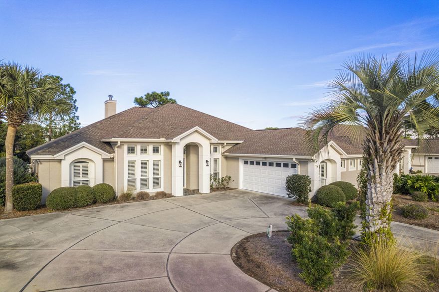 Searching for the Perfect Family Home in Panama City Beach? Look no further! Move-in ready, 4 bedroom split floor plan, office with built in desk/workspace and a POOL in well-established community! Updates include vinyl plank flooring in the main living quarters, a complete kitchen remodel with gorgeous cabinets, countertops, stainless appliances and a large island. Master suite with his & her walk in closets, a large shower and double vanity with generous cabinet space. The backyard features a screened in pool with hot tub (resurfaced in 2018) made private with mature trees and a privacy fence. Contact your favorite Realtor for a private showing. All measurements approximate.