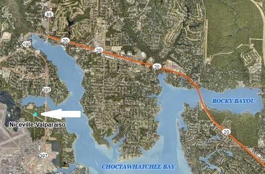 Buildable, undeveloped Valparaiso plat South of Tom's Bayou, next to areas highest point, and close proximity to Eglin Air Force Base East Gate. 2 home sites available. This is a .65 acre, platted lot(s) for single family residential use only. Minimum build requirements are single family home, 1,100 sf minimum per .25 acre. No mobile, tiny or temporary style living homes allowed. Buyer will be required to coordinate with City of Valparaiso for platted road excavation to access home site. Buyer to verify all information deemed important.