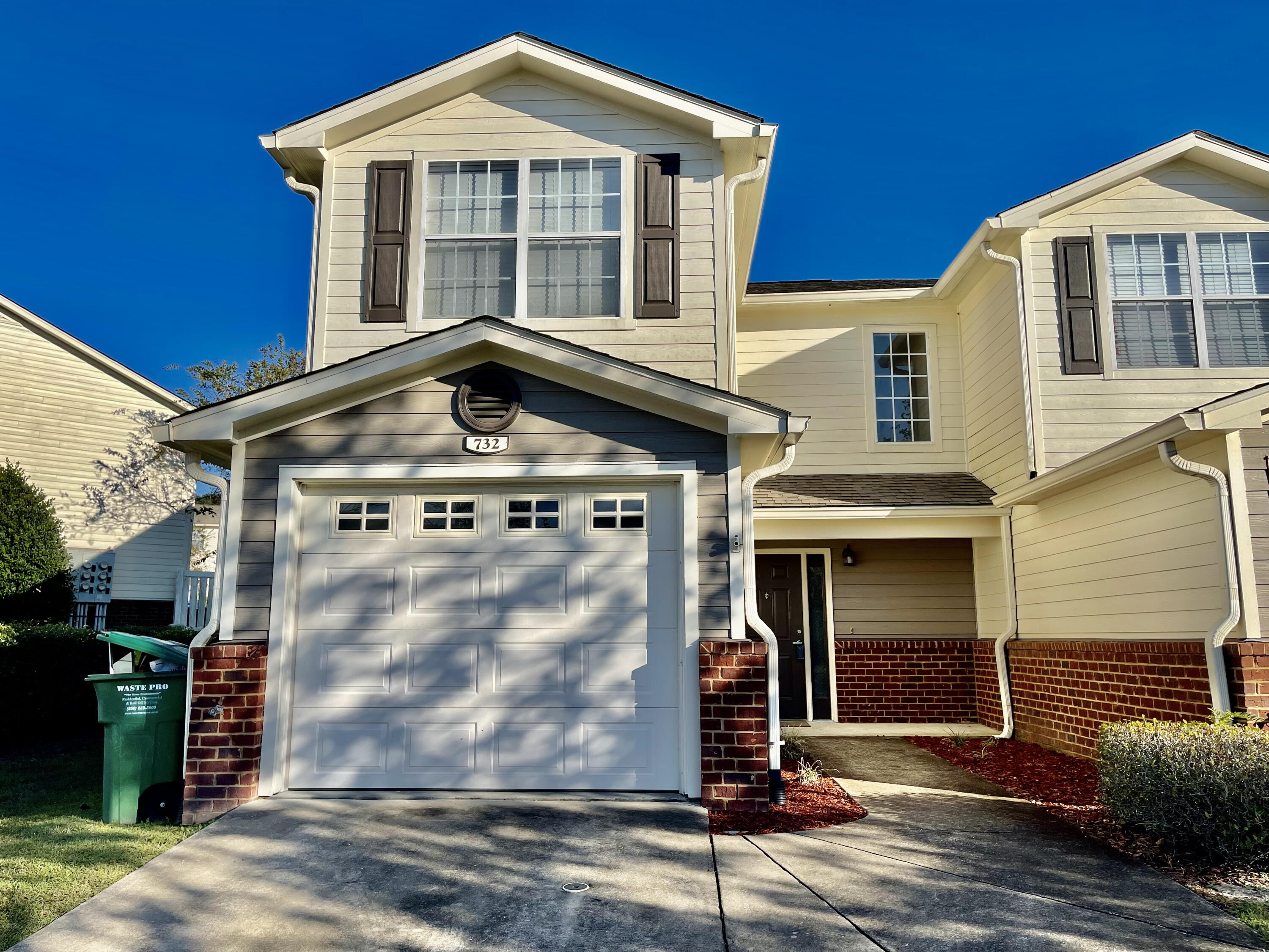 Get it before it is gone! This hard to find end unit 3 bedroom property is super cute and move in ready today! Home backs to the pool and was recently remodeled; and though it has been a rental for a short period of time, based on condition, you'd think the owners just left. Downstairs there is tile in the foyer, laundry/half bath and kitchen and LVP flooring in the living room. Carpet upstairs in the 3 bedrooms. Home has new fixtures, appliances and more. A must see!