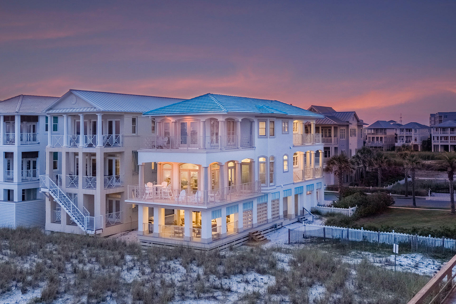 This stunning 5 bedroom 4 bathroom beach front home is located in the heart of Destin on the island.  Completely renovated in 2019, you will enjoy 180 degree breathtaking views from sunrise to sunset from all 3 levels.  This beautiful home is located just minutes from the Destin Harbor.  You will enjoy some of the world's best fishing (home of the Destin Fishing Rodeo), shopping, entertainment and seafood restaurants the Emerald Coast has to offer. The new beachfront pool and deck area is nearly done.  Actual rental figures for 23' were $312,497.02 and currently for 2024 the home is at $270,730.42.  I have attached a cost to own, along with other keys facts about the home and the renovation under the documents section.  Please contact me today for more details as this home is a MUST SE