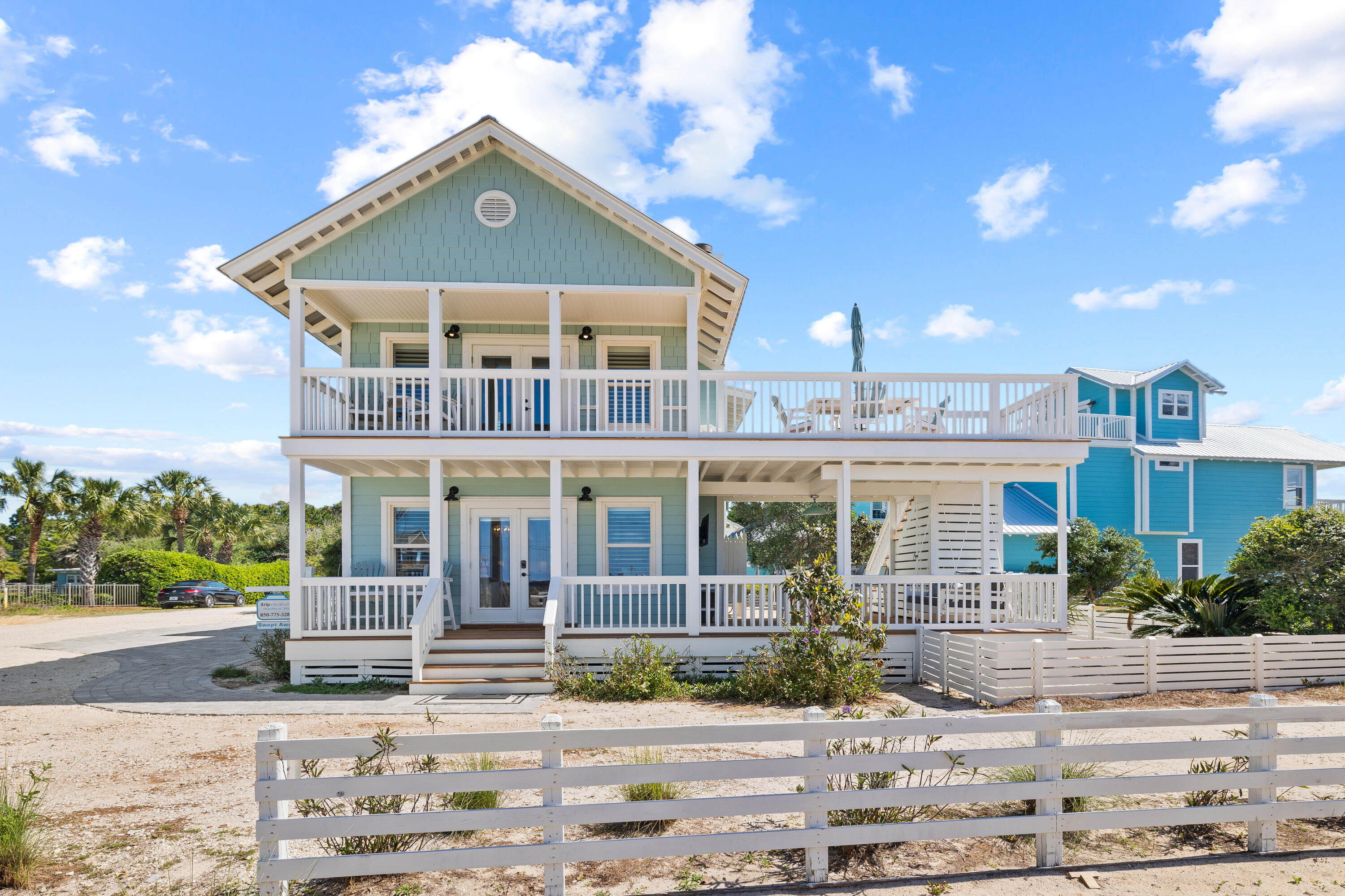 This 4 bedroom 3 bath coastal retreat offers a breathtaking view of the gulf, coastal dune lake, Oyster Lake, and has deeded access to the community dock. Ideally located near popular restaurants. Take your paddleboard down to the beach right from the dock! Take a bike ride down 30A or local trails. An inviting floor plan with plenty of natural light. This house has many recent updates, including a new deck IPE-Brazilian hardwood, updated bathrooms, kitchen, and bedrooms. Other features are impact-rated windows and doors, along with functional wooden hurricane/ plantation shutters throughout, new AC units for both floors, electrical, plumbing, and Hardie plank exterior.
