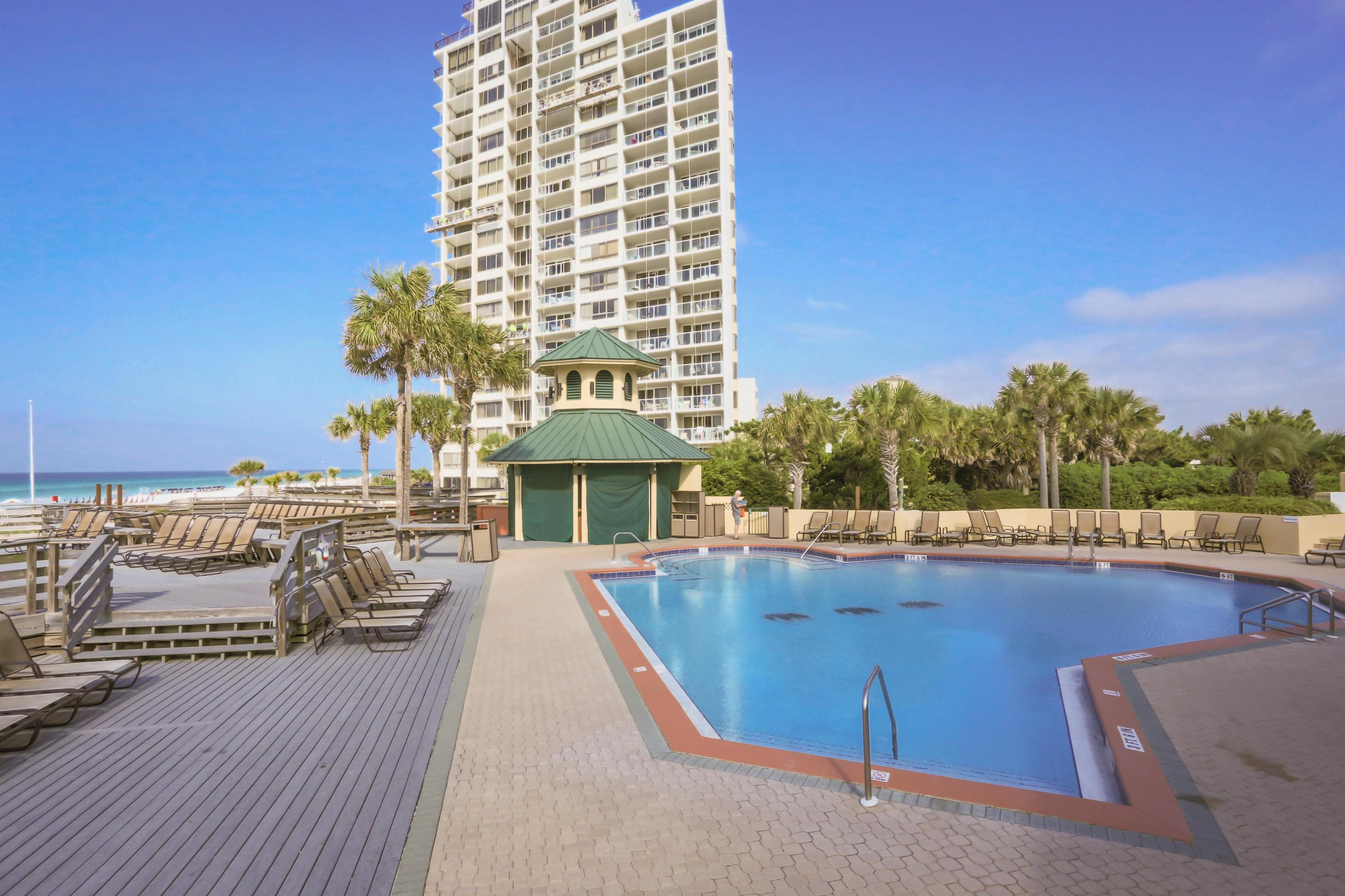 Completely remodeled! Stunning gulf front condo in Sandestin! Enjoy the sunshine from your private balcony overlooking the beautiful sugar white beaches & emerald colored water, or head down to the community pool or beach. The master suite offers gulf views through its wall of windows. This condo is rental ready and features tile flooring throughout for easy maintenance. Don't miss out on this gulf front condo and the many amenities Sandestin has to offer, including four championship golf courses, a world class tennis complex with 15 tennis courts, a 98 slip marina, as well as The Village of Baytowne Wharf with many shops, restaurants and great activities for all family members.