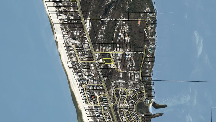 Large .60 acre lot in beautiful Cape San Blas, FL. Close to the beach and bay. Enjoy the best of both worlds with neighborhood deeded access to the Gulf of Mexico and St. Joseph Bay. No HOA or HOA Fees. Close to St. Joseph Peninsula State Park and Boat Ramp.