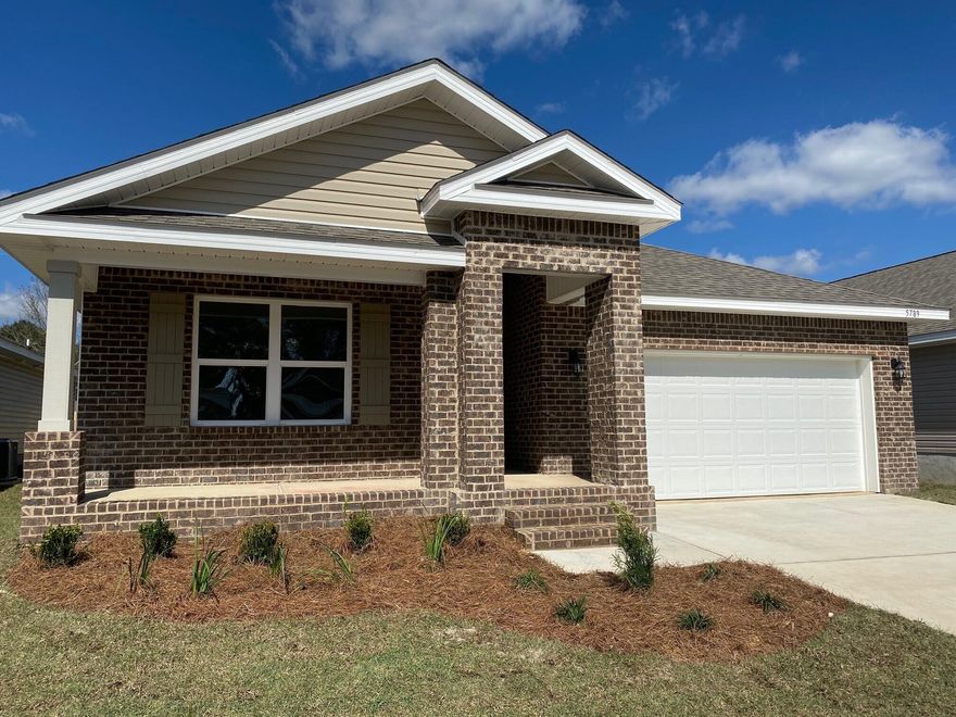 UNDER CONSTRUCTION NOW!  The Cali is one of our most popular designs featuring 4 bedrooms, 2 baths, covered back patio & 2 car garage.  Kitchen features a nice island bar, stainless appliances, smooth top range, built in microwave, quiet dishwasher & awesome open design perfect for entertaining. The latest in beautiful wood look flooring throughout with Friese carpet in the bedrooms and the Smart Home Connect System is also included with your video camera doorbell/keyless entry & much more. Bedroom 1 & the adjoining bath features a walk in closet, double vanity sinks and large 5' shower.  All brick exterior makes for a very stylish home in the new Patriot Ridge community with sidewalks, underground utilities and a NICE community POOL for residents enjoyment.
