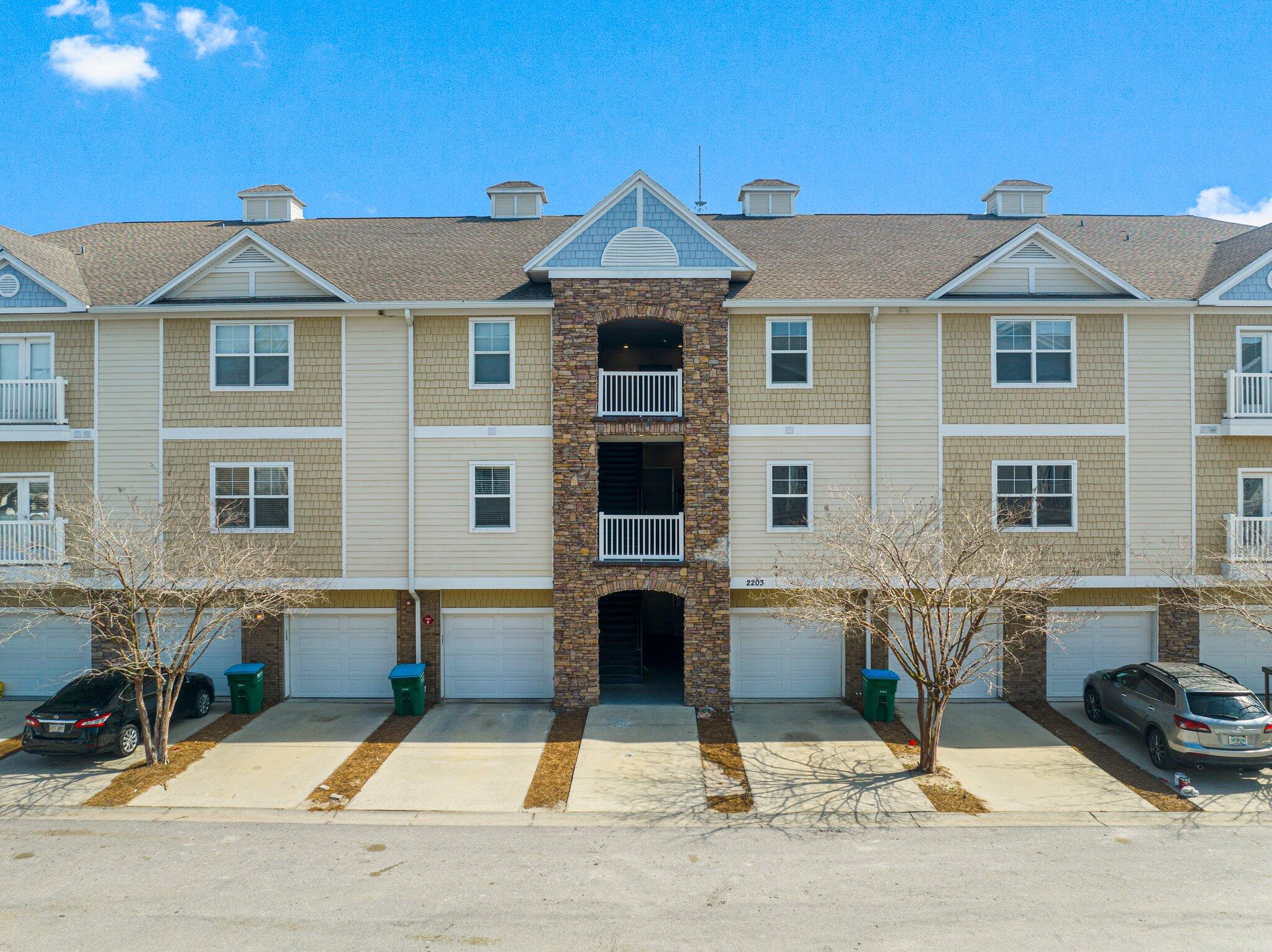 Welcome to this charming first-floor unit nestled in the heart of Panama City Beach, offering 2 bedrooms, 2 bathrooms, and the added convenience of a detached garage. As you enter through the gate, this meticulously placed unit sits conveniently in the front, ensuring easy access. The residence is part of a well-appointed complex that boasts serene ponds, a sparkling pool, a community room for gatherings, a fully equipped gym for fitness enthusiasts, and meticulously maintained landscaping that enhances the overall appeal. Experience the perfect blend of comfort and lifestyle in this coastal haven, where every amenity is at your fingertips.