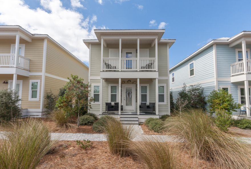 This lovely home is located in the highly desirable 30A area. With an ample and open kitchen, living, and dining area, along with a master suite on the first floor, there is plenty of space to relax with the whole family. The second floor features another master suite, two guest rooms as well as an additional living area for a sitting room or play area for the kids. There is a lovely paved patio area on the backside of the home, as well as a two-car carport and outdoor storage closet  a great place to store all your beach gear! A prime location, there is a beach access just 0.3 miles from the home as well as a walking trail to the north. You're also close to Gulf Place, Seaside, state parks and all the amazing restaurants along 30A. A wonderful paradise! Rental projections up to: $49k!