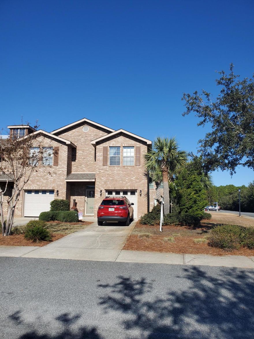 ACCEPTING BACK UP OFFERS.Fantastic end unit. Fenced yard. Right across from pool and playground. Upstairs laundry,  spacious rooms. Tenant packing please excuse situation no showings until 2/23.