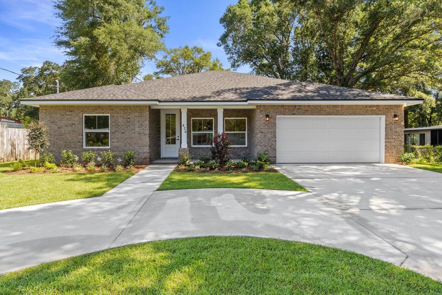 Beautiful 4-Bedroom Brick Home with Modern ComfortsWelcome to this spacious and well-maintained 4-bedroom, 3.5-bath brick home offering 2,020 square feet of thoughtfully designed living space. Featuring an open-concept layout, this home boasts a large living room, a stylish kitchen with granite countertops and stainless steel appliances, and a dining area perfect for entertaining.The master suite includes his and her walk-in closet and private suite bath with a double vanity, soaking tub, and separate shower. Three additional bedrooms offer plenty of space for family, guests, or a home office. With 3.5 bathrooms, morning routines are a breeze! Enjoy outdoor living in the private backyard or relax on the covered patio. Additional features include a 2-car garage, dedicated laundry room, and energy-efficient windows. Conveniently located near schools, shopping, and local amenities, this move-in-ready home blends classic charm with modern convenience.