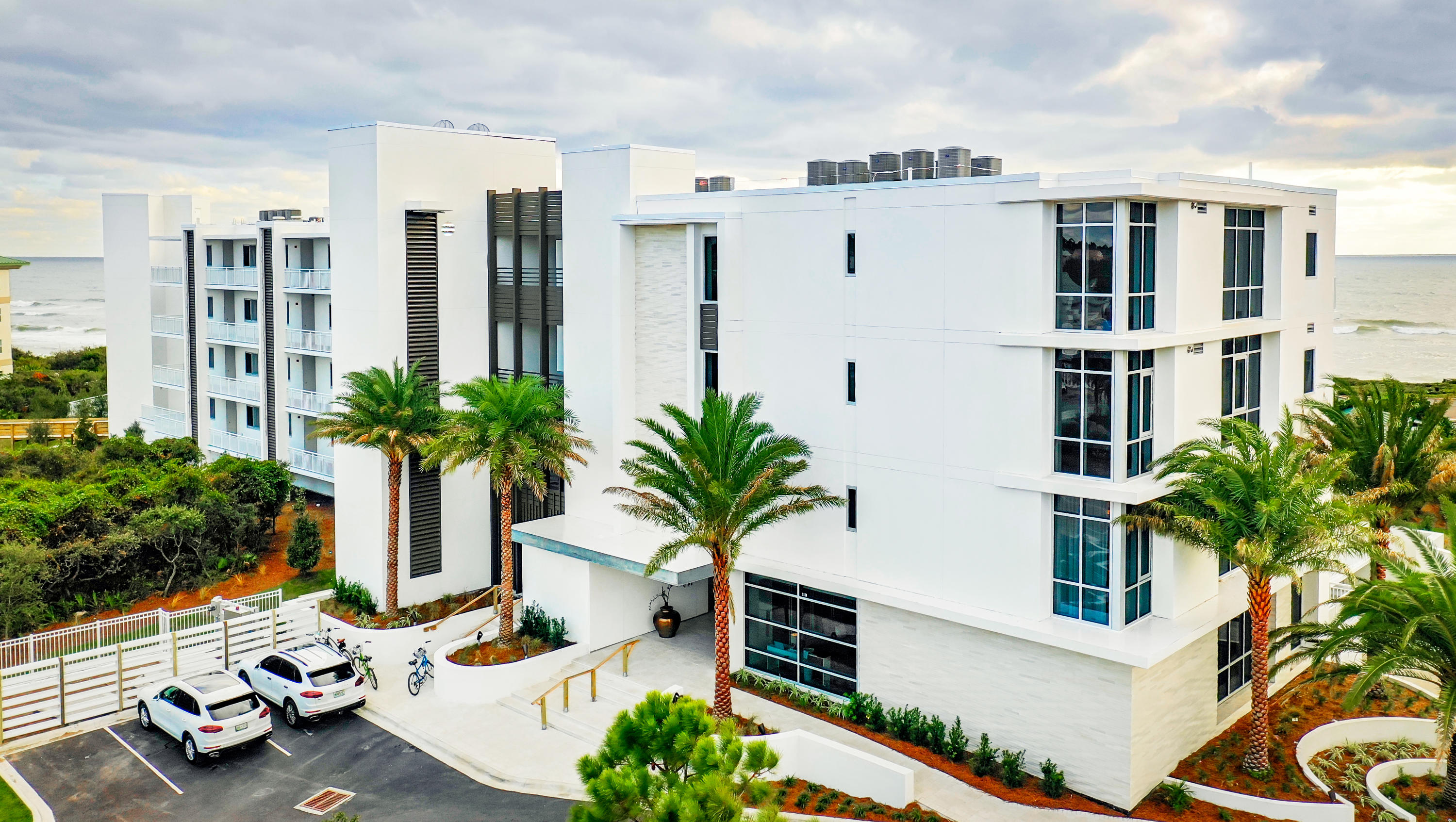 Located on the western end of Thirty-One, Residence 202 offers convenient access to amenities including the summer kitchen, fire pit, & pool. The master suite & 305 sqft terrace have direct views of the pool & the gulf beyond. The great room is a perfect spot for entertaining family & friends, or just relaxing. All 3 bedrooms include space for a seating area, and the study provides a flexible space suited to a variety of uses.Thirty One is a destination for owners who seek the pinnacle in design, comfort & beachfront living. The 3.92 acre property boasts over 335' of beach frontage. Amenities include underground parking with storage, private elevators, resort style pool, golf carts, luxuriously appointed lobby & fitness room.Note: Interior photos are taken in a similar residence.
