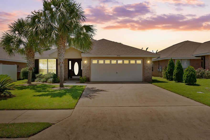 This exceptional single story retreat has been lovingly maintained by its current owners and it certainly shows in the details:  new roof 2022, new interior paint 2022, new HVAC 2021, new water heater 2019, and new fans in the dining, living, and master.  
Hallmarks of the interior showcase an open concept floor plan with central kitchen, vaulted ceilings, and decorative ledges.  Four bedrooms, 2 baths, and a spacious laundry room round out the immaculate yet welcoming interior.
The grounds surrounding the residence are embellished with mature landscaping, pathways, and planting beds and the fenced backyard is the perfect escape from the hustle and bustle of everyday living enriched with mature trees and lush verdure. The property itself is nestled on a quiet little road whose cul de sac borders a huge park with tennis courts soccer fields, basketball courts, a walking/running track and a playground and is close to shopping and restaurants.  Make this your dream home today!