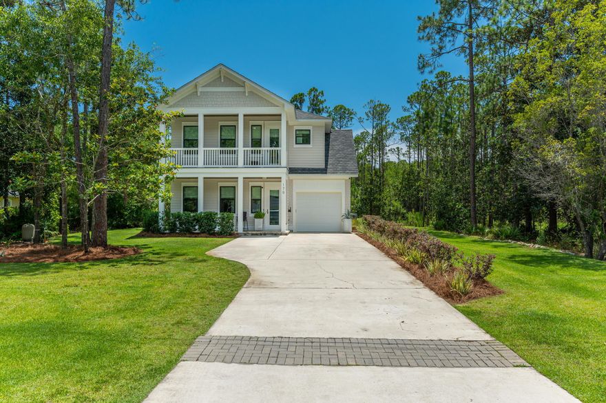 This 4 bedroom, 3.5 bathroom residence on Markon Boulevard is a must see! An ideal floor plan creates a relaxed flow, while numerous windows and doors provide an abundance of natural light. A large great room opens to spacious dining area and a well-appointed kitchen, complete with quartzite  countertops, best-in-class appliances, and a sizable pantry. Two master suites, each with its own gorgeous master bathroom are located on both the first and second level. Also located on the second level are two guest suites, a bonus space, an additional full bathroom, a large balcony, and laundry room.  A second laundry hookup is located on the first floor.