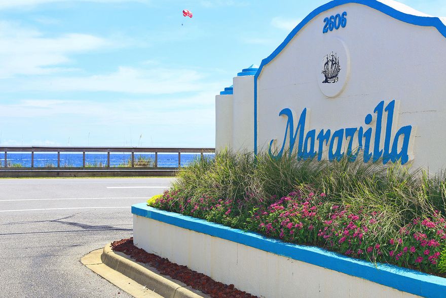 Maravilla 3103 is a ground floor unit with easy access to the beach and other amenities of this property.The Maravilla Community is one of the best family destinations along the Emerald Coast. Maravilla is a 33 acre beach front community featuring 4 four story condo buildings totaling 187 units, 60 single family cottages, and 10 larger 2 and 3 story homes. The property is fronted by 500 feet of deeded beach with beach service from March through October. The community is gated from both Scenic Gulf Drive and Emerald Coast Parkway. You will enjoy two pools, one on the south side with a gulf view and the heated pool and hot tub next to the club house. There are two tennis courts, shuffle board, and a basketball goal next to the club house. In the club house is a spacious gathering room with large screen tv, ample sitting area, small library, kitchen, and small fitness room.