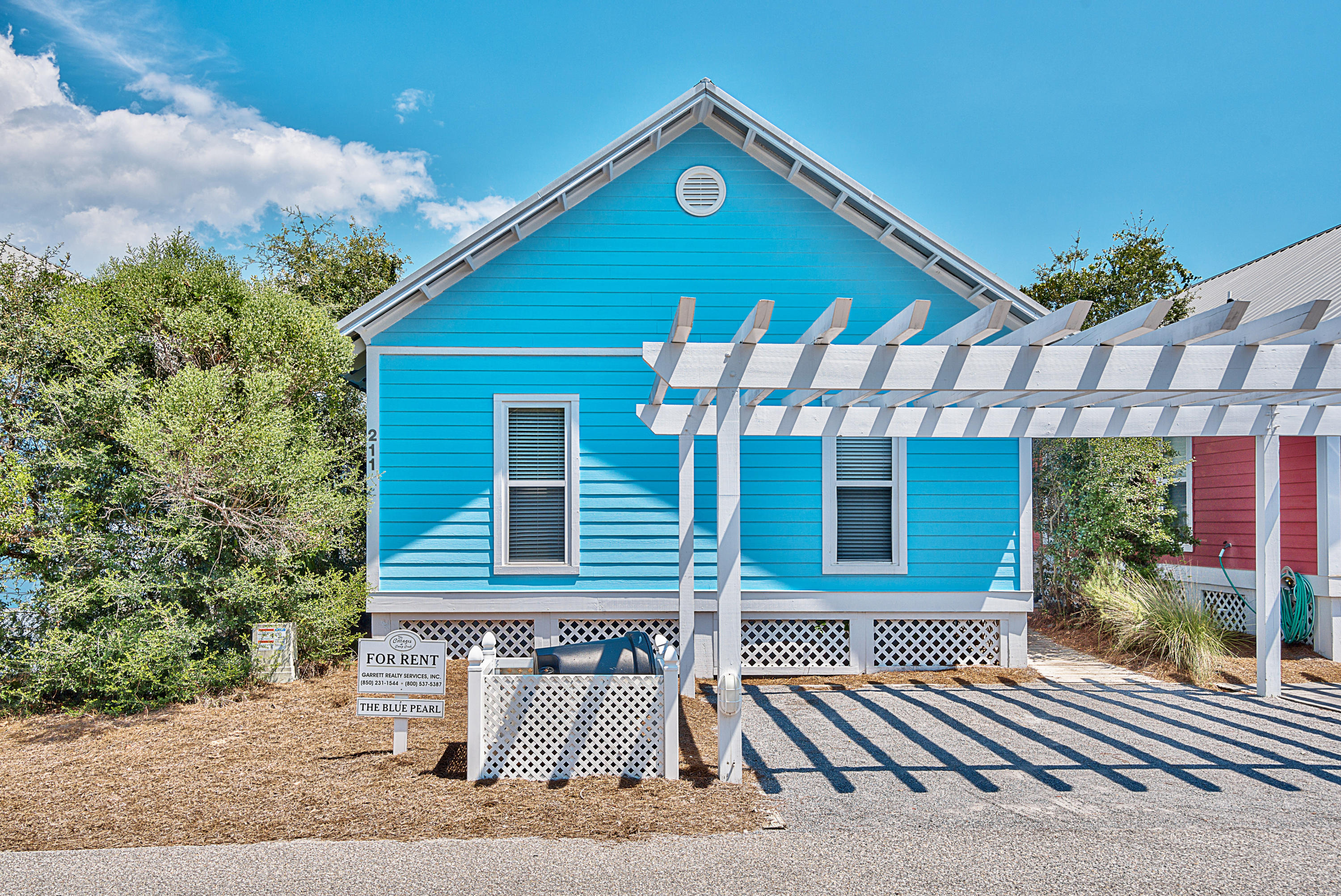 What a location! This quaint poolside beach house is minutes from deeded beach access!! ''The Blue Pearl'' consist of 3 bedrooms and 2 baths located in the adorable 30A community of The Cottages at Camp Creek. The open floor plan of this FULLY FURNISHED cottage will sure to please family and vacation guest alike. Hardwood flooring can be found throughout the main living areas, tile in baths and carpet in the 3 bedrooms. Located less than 15 feet to the community pool and 220 yards to community beach access. Great location on the eastern end of 30A close to Northwest Fl Beaches International Airport. Located in Flood Zone 'X'!