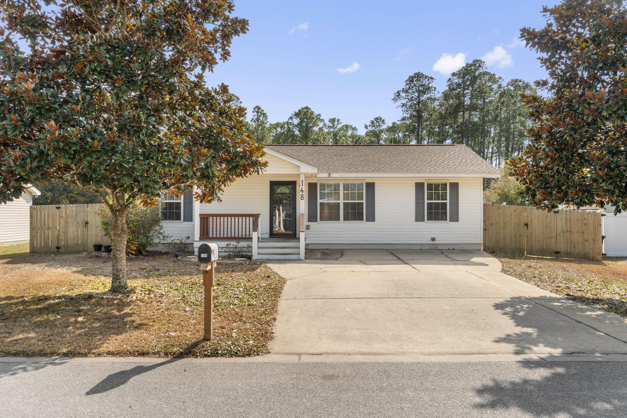 A short drive to the beach and bay, this cute Florida cottage is ideal for enjoying the Santa Rosa Beach lifestyle. Kitchen appliances are only 2 year old and the washer and dryer, that stay with house, are 4 years old. Roof and A/C were replaced in 2017. As well as, an installation of brand-new natural walnut floors. December 2024 New Hot water heater. SHORT-term rentals are permitted in the Palmetto Plantation community Now, which has added benefits of a community pool, gazebo and playground. Home is Agent Owned buyer to verify all information.