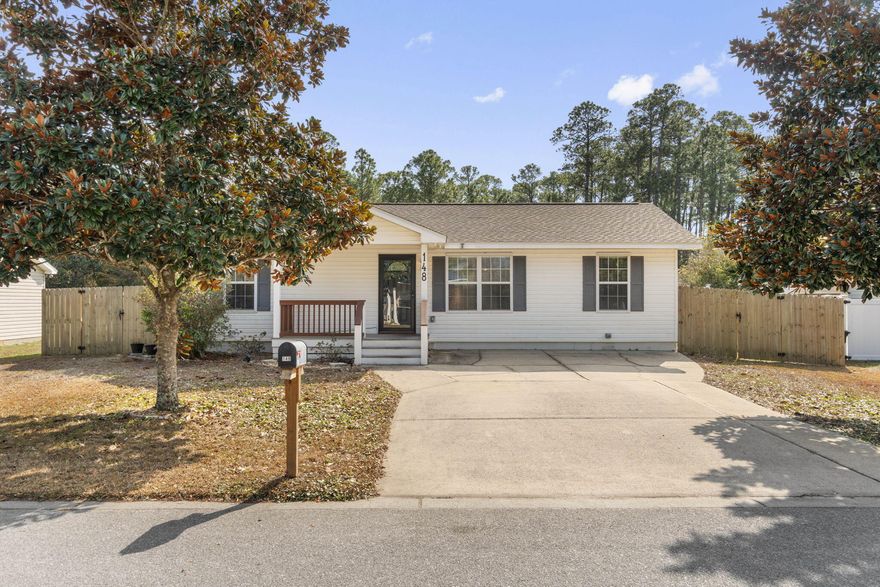 A short drive to the beach and bay, this cute Florida cottage is ideal for enjoying the Santa Rosa Beach lifestyle. Kitchen appliances are only 2 year old and the washer and dryer, that stay with house, are 4 years old. Roof and A/C were replaced in 2017. As well as, an installation of brand-new natural walnut floors. December 2024 New Hot water heater. SHORT-term rentals are permitted in the Palmetto Plantation community Now, which has added benefits of a community pool, gazebo and playground. Home is Agent Owned buyer to verify all information.