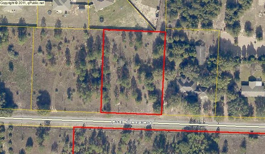 Great over-sized building lot on Lake Silver Rd. Perfect site for that dream home with plenty of room to spread out and still be very close to town. County zoning and taxes! Great opportunity!
