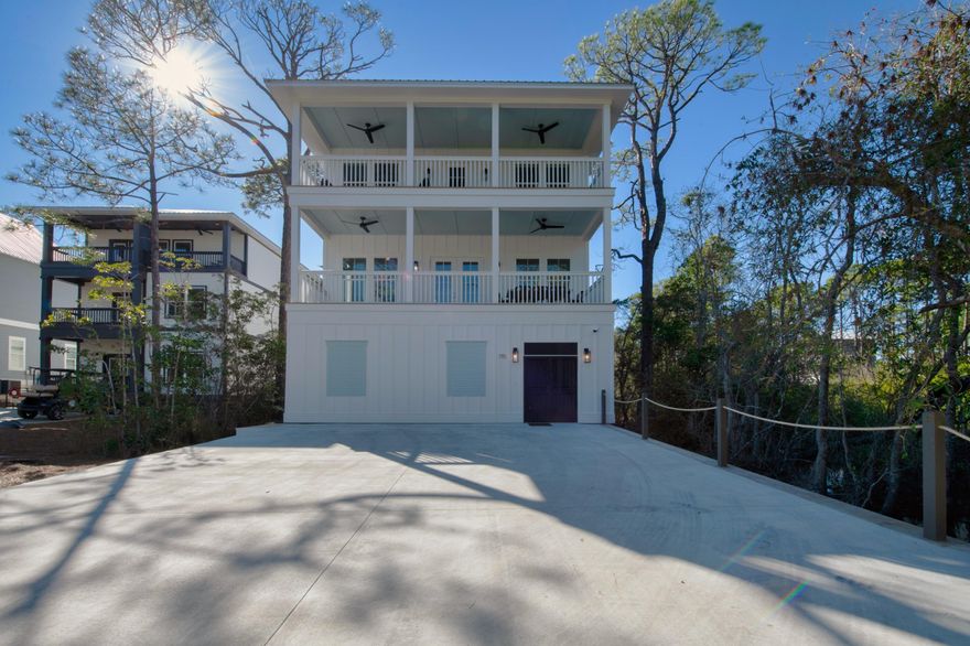 Beautiful custom built home completed in 12/ 2020 is rental ready!  As you enter the gate on the ground floor,  you are greeted with an in-ground gas heated swimming pool. This home has 5 bedrooms and 6 1/2 baths.  Pre-engineered hardwood flooring throughout the second and third floors.  All bedrooms have their own bathrooms and there is a 1/2 bath on the second floor just off the dining area.  Second floor consists of gourmet kitchen,  living room,  dining area, 2 1/2 baths and 2 bedrooms.  The kitchen  has stainless steel appliances, with a 6 burner gas stove, custom tile backsplash, plenty of cabinets for storage, quartz countertops in kitchen and all bathrooms vanities.  All bathrooms have tiled flooring and tile surrounds. The third floor has 3 bedrooms, 4 full baths & family room.