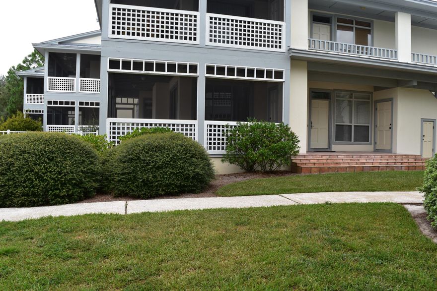 First floor Villa: 3 bedroom, 3 bath corner unit newly renovated in neutral tones. Kitchen, dining, great room flow together forming the heart of happy memories. Granite countertops, freshly painted and carpeted, large wrap-around screened lanai, separate entrance to porch from master suite. Villa is centrally located between gulf and tennis. Superlative investment for second home or rental property (rental projection:$45,000). Hidden Dunes is a beach front development w/ full service tennis center professionally staffed, seasonal beach tram service, 24 hour security. Within community is a serene maze of woods, reflection pools and bubbling fountains. Buyer to verify all.