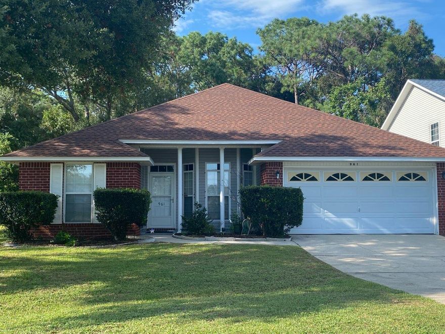 Beautifully maintained home in central Fort Walton Beach, conveniently located between both military bases. Roof is only 4 years old (2017). Split bedroom floor plan. The large, open living area features a a cozy fireplace. Formal dining area plus an additional eat in breakfast section in the kitchen. All 4 bedrooms provide an abundance of natural light. In the large master suite you will find a walk in closet, with a soaking tub, sit under vanity, and separate shower in the master bath. Fourth bedroom can easily be used as an office, in home gym, play room, etc. 2 car garage with attic space. Back patio is covered and yard is fenced for added privacy.