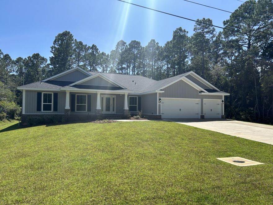 *MOVE IN READY with Buyer Financing Incentives Available on this Home * 2'x6' Exterior Construction * 0.46 Acre Lot on Cul-de-sac Street * 3 Car Garage *Split 4Bedroom/3 Full Bath Plan with Family Rm, Dining Rm, Breakfast Cafe,& Flex Rm* 10 Ft Ceilings Main Living Areas * Kitchen Features: Granite Countertops & Large Island, Stainless Steel Appliances & Large Walk in Pantry * Main Suite w/ Trey Ceiling & Main Bath: Builders Signature Zero entry Walk in Tile Shower, w/ 2 Shower Heads, Tile Floor, Double VanIty, Separate Soaking Tub & 2 Walk-in Closets * Luxury Wood Vynil Plank in all Living & Wet Areas *Ceiling Fans All Bedrooms & Family Rm, &Covered Rear Lanai *Irrigation, Lawn Pump & Well in Sodded Areas * Builder & Structural Warranty Provided *