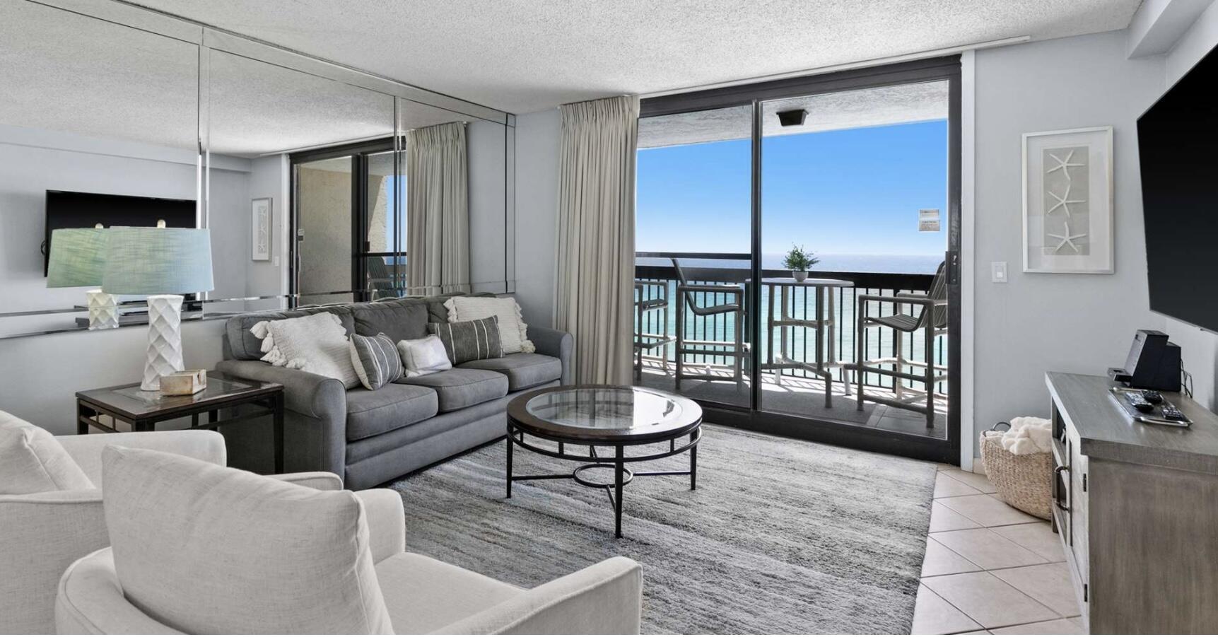 Welcome to SunDestin, a popular vacation destination which is nestled in the heart of Destin, FL! This beautifully updated 1- bedroom unit sleeps 6 comfortably. The added hall bunks are showcased with a lovely shiplap accent wall and each is outfitted with its own TV! You will find the elegant coastal cottage decor throughout the unit to communicate that perfect beachy vibe you desire while on vacation, with a super fun splash of color in the bath! The kitchen features stainless appliances, beautiful granite counters and a counter height bar. The owner spared no expense with this remodel and recently purchased a new AC unit. If you are looking for a place to make memories, a turn-key rental property with proved rental history or BOTH, you have found it! Note-electric in part of the HOA!