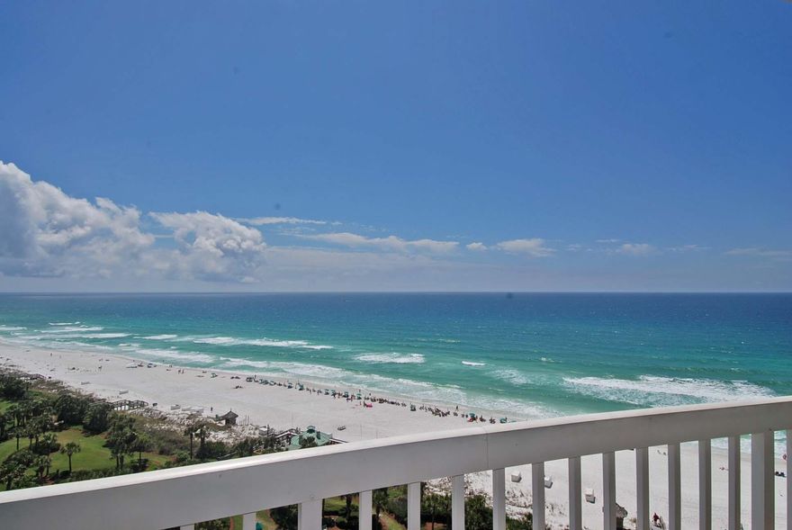 DREAMS ARE MADE OF THIS! Exquisite gulf front unit on the EAST side of the building offering stunning, unobstructed views Gulf of Mexico views! Relax in the sumptuous master-suite; featuring a generous walk-in closet, a glass enclosed shower, Jacuzzi brand whirlpool tub and designer vanities. --- The residence features are; a private entrance elevator, panoramic Gulf of Mexico views, expansive balcony, raised ceilings, floor to ceiling hurricane resistant windows, GE Profile appliances, upgraded cabinetry with designer lighting in all rooms, custom window treatments and bedding, crown molding, door casings in living/dining area.--- Building amenities include; onsite rental desk, 24 hour security services, elegant porte-cochere entrance, covered & secured underground parking space,