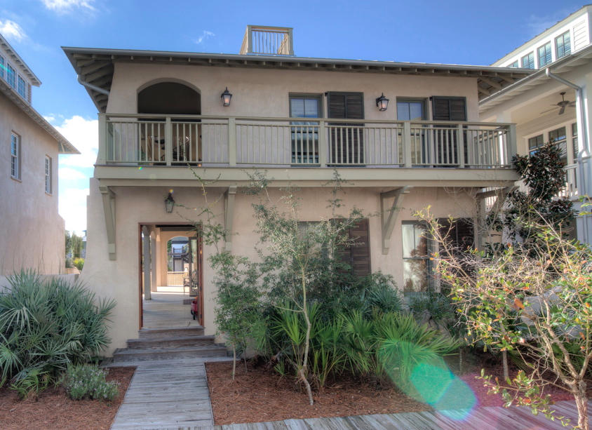 This property is a private resort within the resort of Rosemary Beach. A must see south of 30A close to the beach! The home has large, inviting porches spanning the length of the structure. The outdoor living/entertainment area offers a pool, spa, water fountain and out door summer kitchen (natural gas grill, refrigerator and sink). The smooth coat stucco on the exterior of the home makes for minimum maintenance. The interior of the home boasts extensive use of stone and hardwoods throughout making the interior of the home very low maintenance as well.This oversized lot has space for large future carriage house. 2013 generated in excess of $130,000. Buyer to verify all dimensions and measurements below.