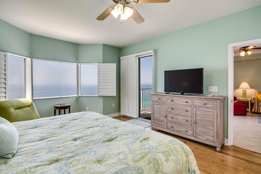 Your beach property search ends here with Tidewater Beach Resort #2105 in Panama City Beach, Florida. This oversized two bedroom, two bathroom boasts almost 1600 square feet of premier Gulf front living. The possibilities are endless whether you are looking for a primary residence, second home or vacation rental investment you can achieve all of those with this beautiful condo. A very large and open concept kitchen, dining, living area offer gorgeous views and balcony access to your 21st floor perch. The grand master bedroom features balcony access and a bay window for added space and dimension. The master bath has been remodeled with a glorious standing shower and features a walk-in closet as well. There is a laundry area with full size machines and another large guest bedroom as well.