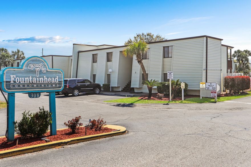 Fountainhead Condominiums is an incredible complex located on the protected waterfronts of the Santa Rosa Sound and Intracoastal Waterway. This 2 bedroom condo has been updated with brand new luxury vinyl plank flooring throughout the main areas of the home and is one of few units with washer/dryer in the unit. This is a great first floor, corner unit with easy access to all of the amenities this great community has to offer! Too many amenities to mention but a few are: tennis courts, swimming pool overlooking the beautiful waters of the Santa Rosa Sound and Intracoastal Waterway, community/recreational center perfect for relaxing, watching TV, use of the full kitchen and playing pool, dock, boat slips and so much more!