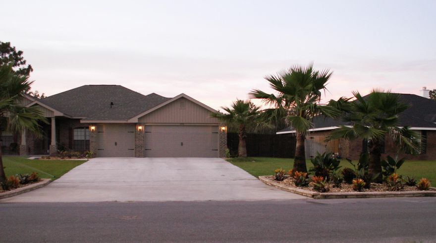 This is a PERFECT home for those who want comfortable living in a beautiful 4 bed, 3 bath home (w/office). This house sits on a gorgeously landscaped .66 acre lot that backs up to a natural green belt which cannot be built upon. The backyard is fully fenced with a stained privacy fence. This home was built in 2011 and has been immaculately kept, beautifully painted, and finished off with extras such as double crown molding and 10' ceilings in the common areas, gorgeous granite in the kitchen, custom deep cabinets in the laundry, double tray ceiling in the master, glass French doors that open to the office space, vaulted ceilings, customized closet organizers, large covered front and back porches and a spacious 3-car garage. The HOA has pools, tennis courts, a gym, and much more!