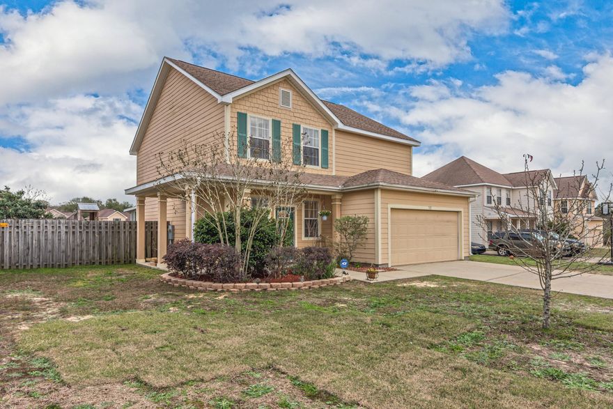 ''Home-Sweet-Home'' will be what comes to mind as you step into this 4 bedroom 2 1/2 bath home located in south Crestview. The location provides easy commute to all the local bases, beaches and shopping centers. As you walk in you will right away notice the beautiful wood floors through the main areas. Large living room great for entertaining friends and family and a kitchen with plenty of granite counters and stunning cabinets to meet all your cooking needs. Need extra space, well step out onto the Florida room great for a home office, playroom or that man-cave. Spring and summer are right around the corner and what better way to keep cool than your very own in heated in ground pool.Other features to note is brand new carpet, new Lennox AC units installed last year, granite & wood floors