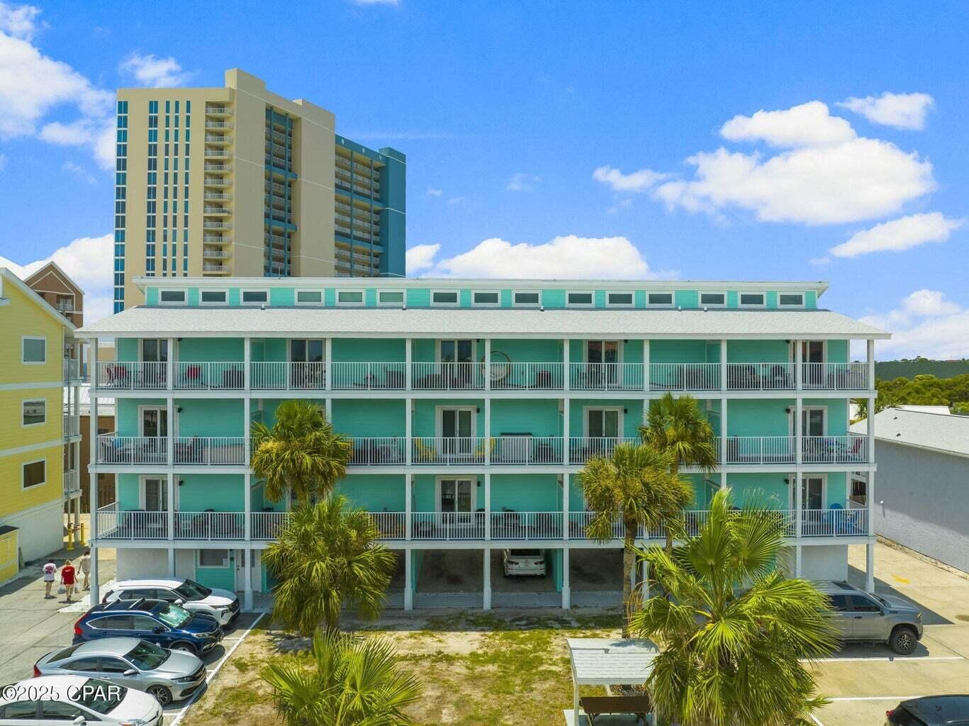 All Utilities Included! Gorgeous gulf views from the top floor, steps from the beach, fully furnished with brand new furniture and completely remodeled from the studs up. This beautiful condo also boasts vaulted ceilings, with recessed lighting, that give the space a much larger feel. Additional updates include new HVAC (inside and out), all new duct work, new electrical wiring and panel, new insulation, new delta plumbing valves and fixtures, new Samsung kitchen appliances, new GE laundry center, new blinds, new drywall and shiplap, new pocket doors in the bedroom and bathroom and an additional owner's closet. 2-person maximum occupancy and application process required. Call today to inquire!