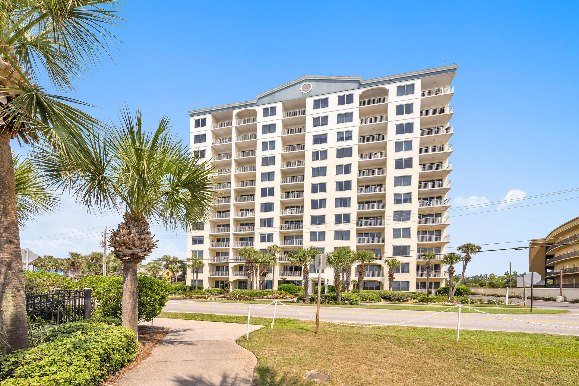 Weclome Home! PRIVATE BEACH! This spacious and stunning beach condo is getting new floors intalled and is ready for YOU!  This is the largest 2 bedroom floor plan in Leeward Key!  Enjoy endless views of the gulf from the gulf facing private balcony, the master bedroom, the kitchen, living and dining room! The Interior features include 10' ceilings, crown molding + more! NO CARPET! The kitchen boasts endless granite countertops, storybook white shaker cabinetry, + more.  Leeward Key amenities includes 100 feet of private beach, two pools, with the heated pool located directly on the beach, fitness room, + to many more to list!