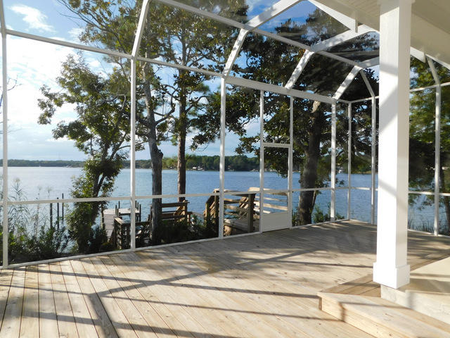 Take a look at this absolutely beautiful, waterfront home. Located on Deep water and with your own private dock, you can enjoy the sunsets in your large screened patio after a great day of boating. Inside you will find many high end touches with soft close cabinets, 8 foot interior doors and upgraded trim and casings. Tiled floors, custom lighting, top of the line appliances, granite counter tops, raised ceilings and a functional floor plan. There are 4 bedrooms/ 3 bathrooms plus an office and 2 living areas. The open and spacious floor plan is a real ''wow'' the moment you walk in the beautiful front door. There is a large screened in patio out back that is piped with natural gas for BBQ grill and great memories over looking the Bayou. Come and take a look at this great water front home