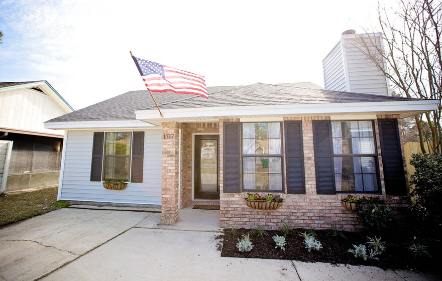 COMPLETELY RENOVATED 4/2 on nice quiet cul de sac! Just minutes from Hurlburt and Eglin! New Roof, New HVAC, New kitchen with new stainless steel appliances, New bathrooms, New fixtures, New Wood flooring in living areas and new carpet in the bedrooms. The kitchen opens up to the living room with the wood burning fireplace. The 4th bedroom opens up to the living room with French doors and could be used as a playroom, den or office too. There is even an indoor laundry room! Tons of windows allowing for lots of natural light. Large pie shaped lot with a rear gate off the street which is great for those needing a way to store their boat, extra vehicles, trailer or RV! Don't wait this house will not last!