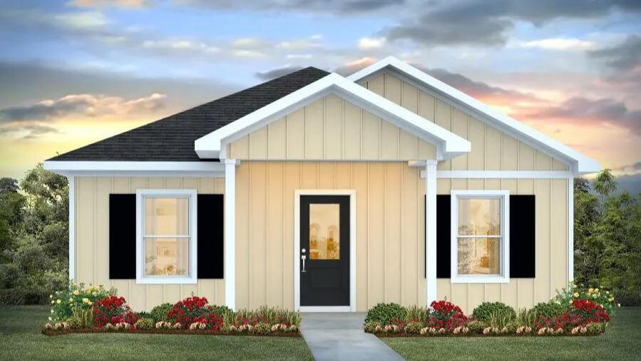 ALMOST COMPLETED AND MOVE IN READY! The Rivers Cove community offers residents: Gorgeous Community Pool, Community Center and a nice Community Playground. The new 'CALLAWAY' floorplan is a charming Florida cottage style home with no wasted space, a desirable open design for relaxed living. 3 bedrooms and 2 bathrooms. Easy care beautiful wood-look flooring, delightful kitchen with stainless appliances, quiet dishwasher, smooth top range, built in microwave and pantry. Also included is Fabric hurricane door/window protection and a Smart Home 'Connect' system with several convenient Smart Home Devices you will enjoy. MUST SEE.
