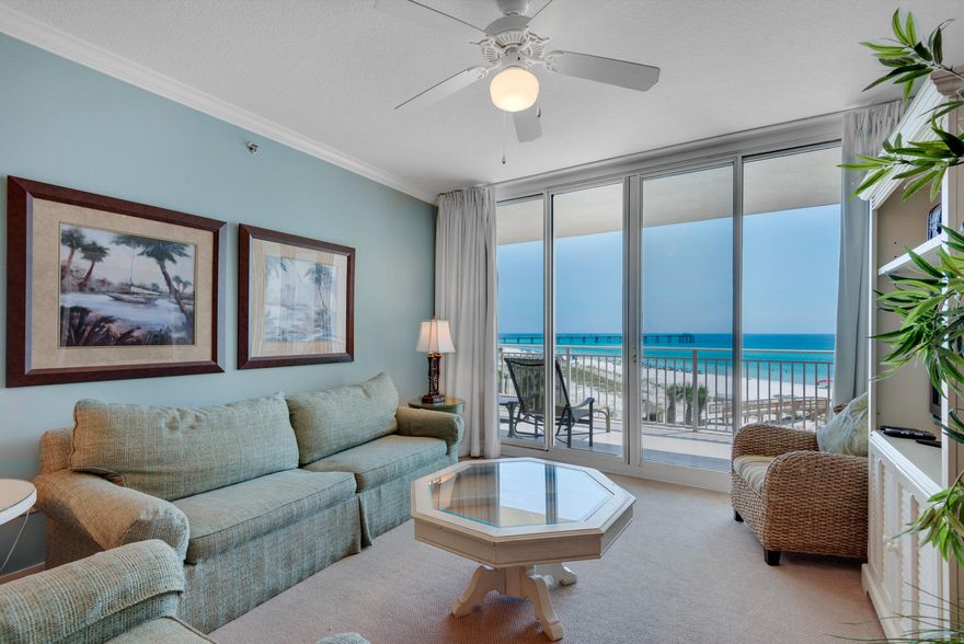 This is an opportunity to own a high income producing two bedroom at Waterscape with a gorgeous view of the Gulf! Two bdrm./2.5 bath with hallway bunks sleeps up to 8. This unit has granite countertops, stainless steel appliances and a spacious balcony for relaxing. Newly carpeted flooring -
New HVAC in 2014!! Waterscape is where amenities abound! 10ft Waterfall, zero entry pool, lazy river, splash pad and play area for kids, two hot tubs, pool side restaurant and bar and fitness center. Beach access is a short walk from the unit. Restaurants and activities are close by but you won't need to leave the resort!! This is a must see!