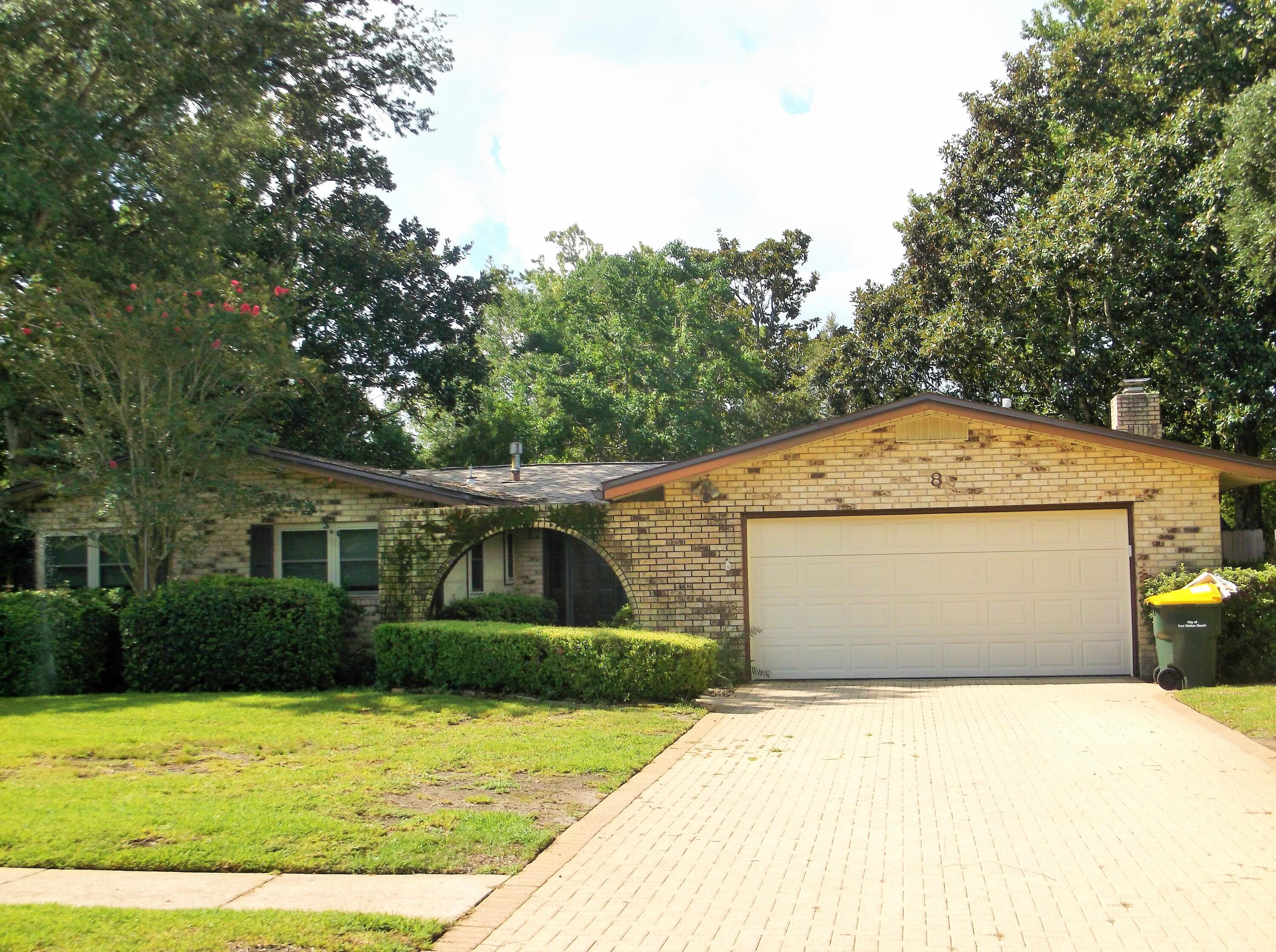 This home was owned by the same family since 1979. Sellers have not lived in the home for some time. Because of this, please review the home inspection in the document section in lieu of sellers disclosure. The property has been meticulously maintained.: New Roof 2021, new pool liner 2019, new HVAC 2016, & new windows 2013. Brick paver driveway & walkway to front door & back yard. This would make for an excellent FLIP or a large family. Home sits on a cul-de-sac. The floor plan flows nice w/ both a den (gas fireplace) & formal living room. Front courtyard has a mural. The back yard has both a deck and in-ground pool (14X40' 6 feet deep). Home has really good bones. Home is 'as is'. The price reflects the flooring condition. Looking at all offers.