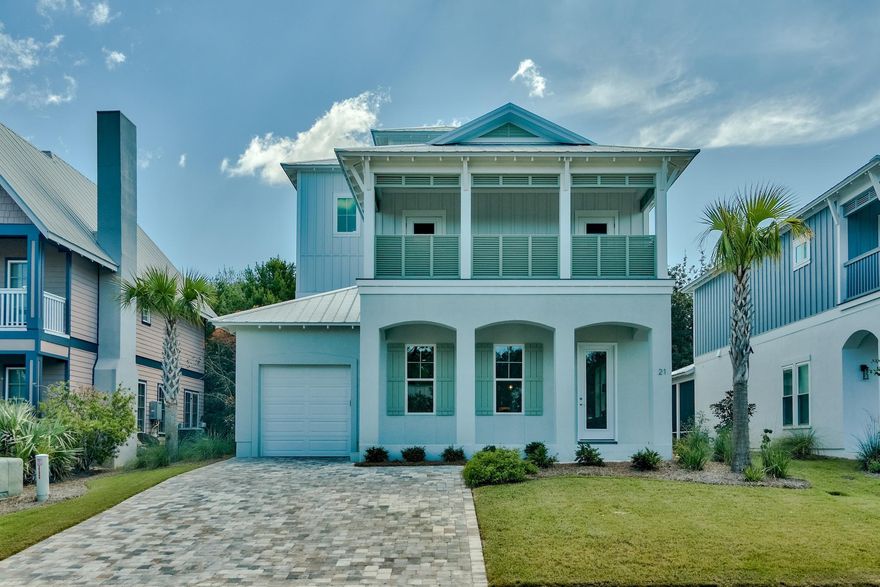 Enjoy the Rosemary Beach lifestyle for a fraction of the price! The Preserve at Inlet Beach is a coastal community located just off the east end of iconic 30A, the pinnacle of a Florida coastal lifestyle. This is the Powell floor plan. *Photos were taken from our model home as this lot is to be built. Check out the Preserve at Inlet Beach lifestyle video and virtual tour of our amazing model home in the Photos section* This premier development is only a short walk or bike ride to the largest public beach access in Walton County, 30 Avenue for shopping and entertainment, Camp Helen State Park, and Rosemary and Alys Beach. The Preserve at Inlet Beach features a community pool and a dock for easy access to Lake Powell.