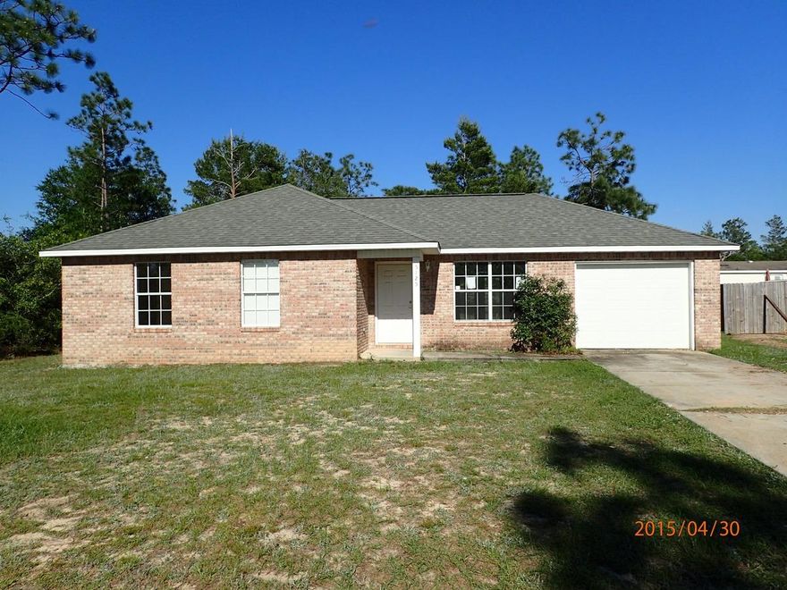 This REO property was built in 2008 and is just over 1000 sf. Home has 3 bedrooms, 2 baths, and 1 car garage. Home has brick exterior with vinyl trim. Inside, this home needs some work, however, most of the work is cosmetic. This is a fantastic opportunity to buy for both investor and home owner alike. Call today for more information and to see this home today!
