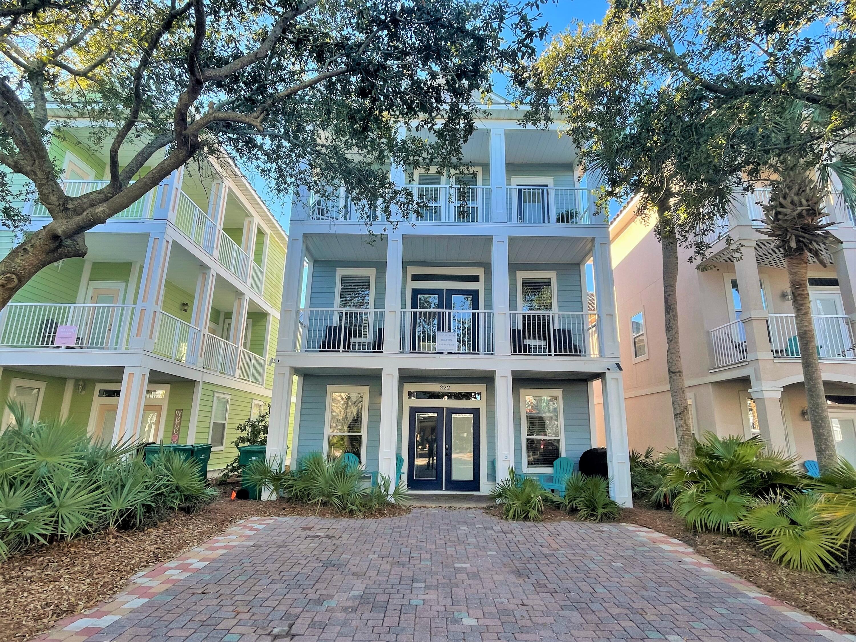 This remodeled 6BR, 3.5BA retreat sleeps 16, making it ideal for family gatherings or unforgettable vacations. Nestled within a gated resort community, enjoy a lagoon-style pool with waterfall and hot tub, plus a seasonal shuttle for effortless access to the Gulf--situated just off 'Old Highway 98' and Destin's world-famous sugar-white sands and emerald waters.The kitchen is a showstopper, boasting quartz countertops, stainless steel appliances, and fresh white cabinetry. Fully furnished and rental-ready, this property is a versatile investment--perfect as a primary residence, second home, or income-producing rental. Ideally located near the beach, Destin Commons, Whole Foods, Bass Pro Shops, upscale shopping and dining, golf, entertainment, and more, this home delivers the ultimate tropical lifestyle. With a 3-car driveway plus overflow parking, hosting guests is as effortless as a warm coastal breeze.