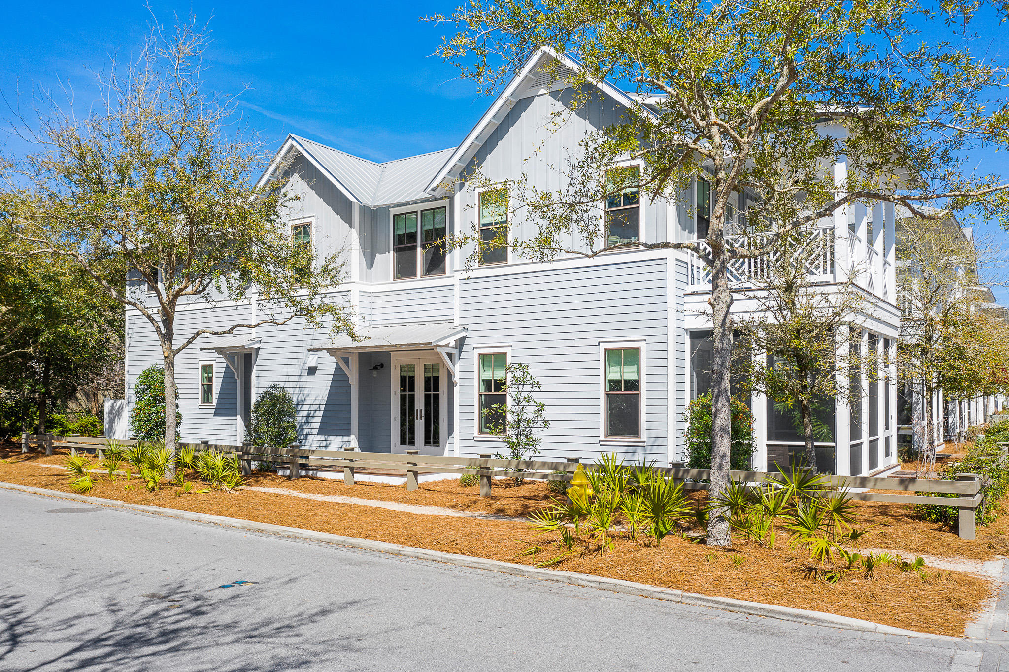Charming 2 story 4 large bedroom 5 bath Florida Cottage located in Watercolor's newest Phase IV. Easy stroll to the beach and close to the community pool and other amenities. Hardwood floors, granite countertops, stainless appliances, open floor plan. Beach, Shopping, restaurants, and WC Publix just steps away. Enjoy all that WC has to offer. Recently renovated amenities include Camp Watercolor with lazy river and multiple pools and The Beach Club with poolside dining and private beach access for guests and residents. Don't miss this opportunity to be part of the Watercolor community!