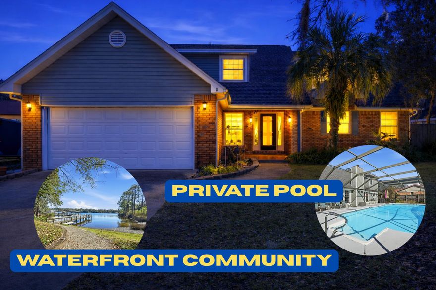 Welcome to your Florida dream home in the highly sought-after Indian Shores neighborhood of Valparaiso--a beautifully maintained 4-bedroom, 2.5-bath PRIVATE POOL home sitting on a spacious 1/3 acre lot, tucked away on a cul-de-sac just outside the Eglin AFB Valparaiso Gate!From the moment you step inside, you'll feel how thoughtfully cared for this home has been. The heart of the home is the newly remodeled chef's kitchen, featuring solid oak cabinetry, elegant crown molding, stainless steel appliances, a dual fuel oven, quartzite countertops, and a stunning artistic backsplash. Enjoy meals in the cozy breakfast nook with bay windows, or host gatherings in the formal dining room.The living room is warm and inviting with vaulted ceilings, a beautiful gas fireplace, and gorgeous hand-scraped real walnut wood flooringa true statement feature.
The primary suite is conveniently located on the first floor, offering a spacious retreat with double vanities, one walk-in closet, a separate shower, and a relaxing soaking tub. Step right out from the primary suite into the remodeled sunroom, now enhanced with a bar-style countertop and library shelving, creating the perfect space for entertaining, relaxing, or enjoying peaceful views of the backyard.
Outside is where this home truly shinesunwind in your screened-in 18x36 heated pool, all set within a privacy fenced backyard, making it ideal for gatherings, quiet evenings, or soaking up the Florida lifestyle. The pool pump was replaced in 2023, and the yard offers additional side space perfect for entertaining, gardening, and more. Plus, the left side of the home offers ample space for trailer parking.
Upstairs, you'll find three full bedrooms and a beautifully renovated full bathroom, along with an updated half bath downstairs, giving this home both functionality and comfort.

Notable upgrades include:

2024 Kitchen Renovation
2024 Half-bath Renovation
2024 Upstairs Bathroom Renovation
2024 Interior Paint
2024 Pool Heater
2024 New Lanai Screens
2023 Pool Pump
2022 Roof
2022 Gas Hot Water Heater
2015 Double Pane Windows
2014 Garage Door
2010 HVAC

And for outdoor loversthis location is hard to beat. Enjoy easy access to the water with Lincoln Park boat launch less than a mile away, plus a neighborhood waterfront park with dock access (Chatot Park) within walking distance.
Just minutes to everything you love about Niceville, and only about a 15-minute drive to area beaches, shopping, and dining, this home offers the perfect blend of convenience, lifestyle, and coastal living.
If you are looking for a perfect place to call home, call to schedule your appointment today!