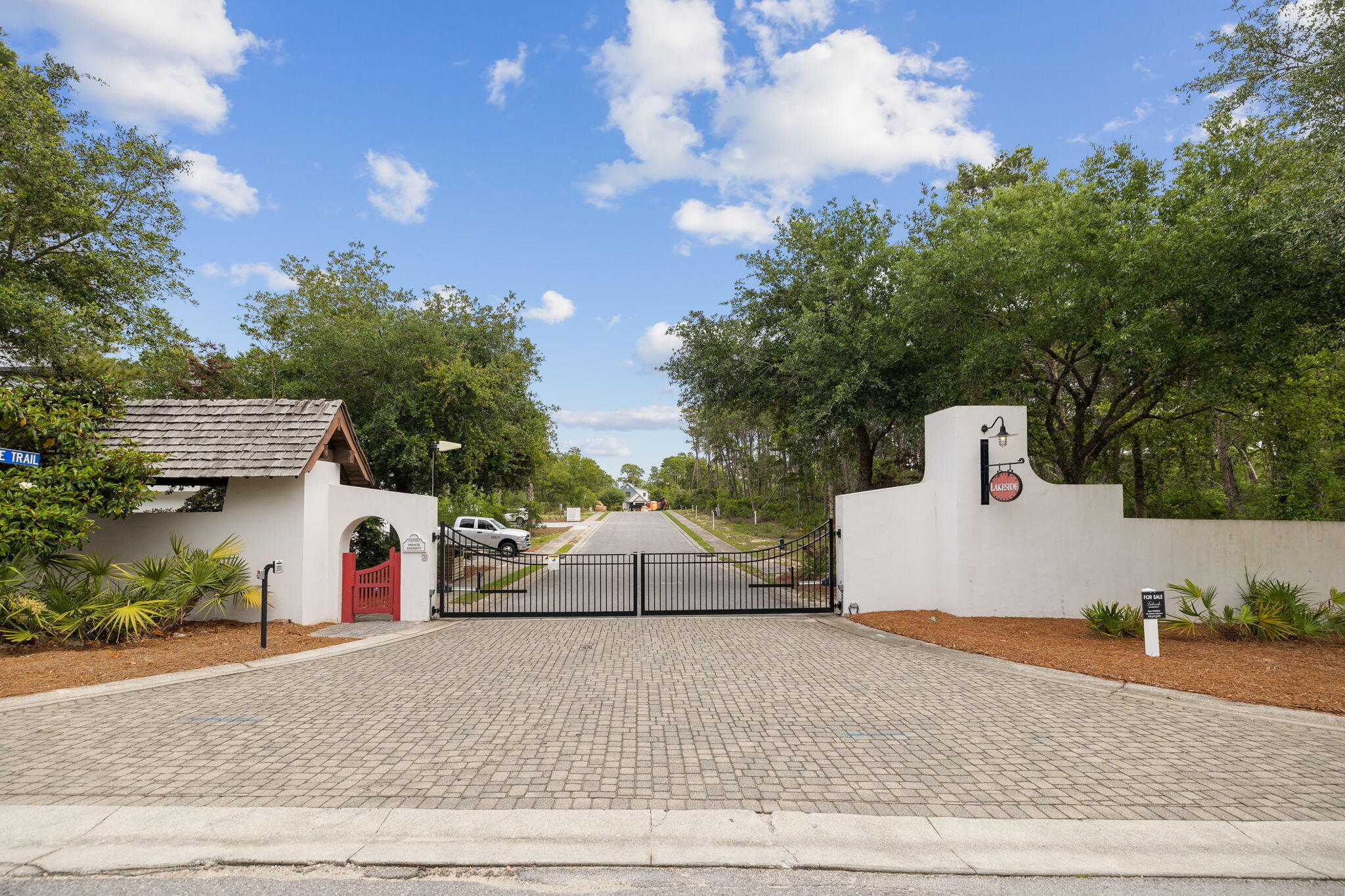 Gated waterfront community in Inlet Beach. Community offers a community pool, a dock out to Lake Powell. Great location to shops , restaurants, and to the new tunnel under Hwy 98 to Hwy 30A . Short stroll or bike ride to all 30A has to offer including beaches , ,Rosemary Beach, Seacrest Beach, and Alys Beach. Very private and quiet area but convenient to everything South Walton has to offer.