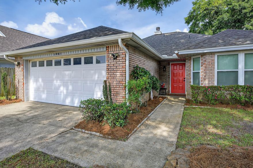 *Freshly Painted! All Uniform!* If you're searching for the perfect blend of comfort and convenience in a prime, Fort Walton Beach location, then this property is calling your name! Located moments away  from key areas such as Eglin Air Force Base and Hurlburt Field and beautiful beaches, this home offers it all. Imagine being only 12 minutes away from the serene Beasley Park, where sun, sand, and waves await at your leisure! It is a charming sanctuary designed for comfort and efficiency. Important features: new roof installed in 2023, new windows in 2025.  A gas fireplace serves as the perfect focal point, offering warmth on cooler nights as you gather with loved ones. The kitchen, equipped with a new dishwasher and garbage disposal from 2023, delights with a unique peek-a-boo layout that keeps you connected to the activity in your home.

Enjoy the durability and style of new flooring throughout, eliminating the need for carpet, which is particularly beneficial for those with allergies or cleaning concerns. And bathroom skylights introduce natural light, reducing the need for artificial lighting. Storage is plentiful with closets and built-ins, ensuring a tidy and organized living space.

Beyond the interior, the property boasts low-maintenance yard features, including a lawn pump and sprinkler system, freeing up your weekends for enjoyment rather than upkeep. Privacy is respected with a fenced-in yard, making it an ideal setting for gatherings with friends or quiet afternoons at home.

Explore the Perfect Location
Proximity to daily conveniences amplifies the allure of this property: nearby schools, a variety of dining options, healthcare facilities, and shopping centers enhance your quality of life without the noise often associated with urban living. Plus, easy access to local churches and community social spots enrich your day-to-day experiences. Whether you're transitioning toward retirement or embarking on new life chapters, the ease of living here caters to diverse needs with equal measure.