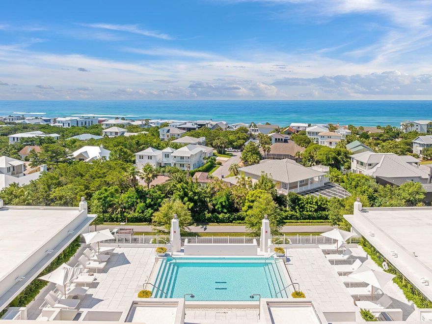 Nestled along the picturesque Scenic Highway 30A, this unfurnished second-floor condo in the Kaiya Club Residences combines connectivity, serenity, and privacy in an unparalleled fashion. The Kaiya Club Residences are thoughtfully designed with expansive floor plans, stunning views, and an impressive grand lobby. Residents enjoy access to a scenic rooftop pool, exclusive to Kaiya Club members. Unit 203 is a refined 2-bedroom, 2.5-bathroom residence featuring a spacious living and dining area that opens to a large balcony. The chef's kitchen is a culinary delight, complete with ample pantry storage and a premium Wolf & Sub-Zero appliance package. The Grand Lobby serves as the heart of the Kaiya Club Residences, offering a welcoming space to connect with neighbors, unwind before starting your day, gather with friends before an evening out, or simply relax after a day's activities. Additional amenities include an exclusive garage, private elevator access, dedicated parking, private lockers and storage, and daily concierge services. Kaiya Club members also enjoy seamless access to the world-class amenities of the Kaiya Beach Club. The rooftop pool crowns the Kaiya Club Residences, offering breathtaking views of the Emerald Coast, providing a serene escape for relaxation and leisure.