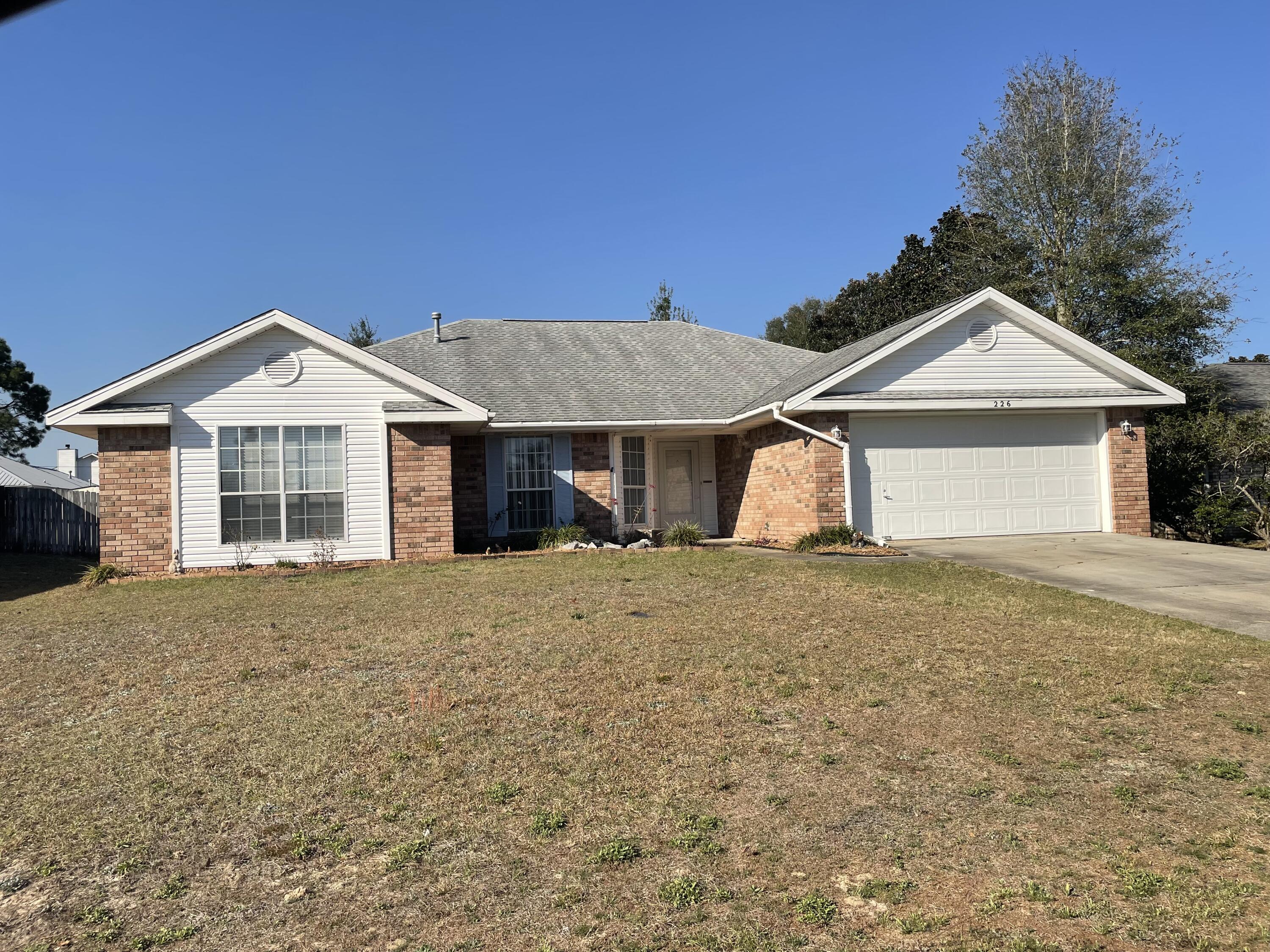 AVAILABLE FOR MOVE IN IMMEDIATELY! This 3/2/2, 2050sf + home is located in Steeplechase. Features include Large family room fireplace, plant ledges, formal dining. Large kitchen/breakfast area, also breakfast bar/serving island, large pantry & laundry - all with ceramic tile, master bath has double sinks & garden tub. Entrance, family room & hallway have laminate flooring. From the family room, french door leads to 12x20 Florida room w/wall A/C unit, privacy fenced back yard!
