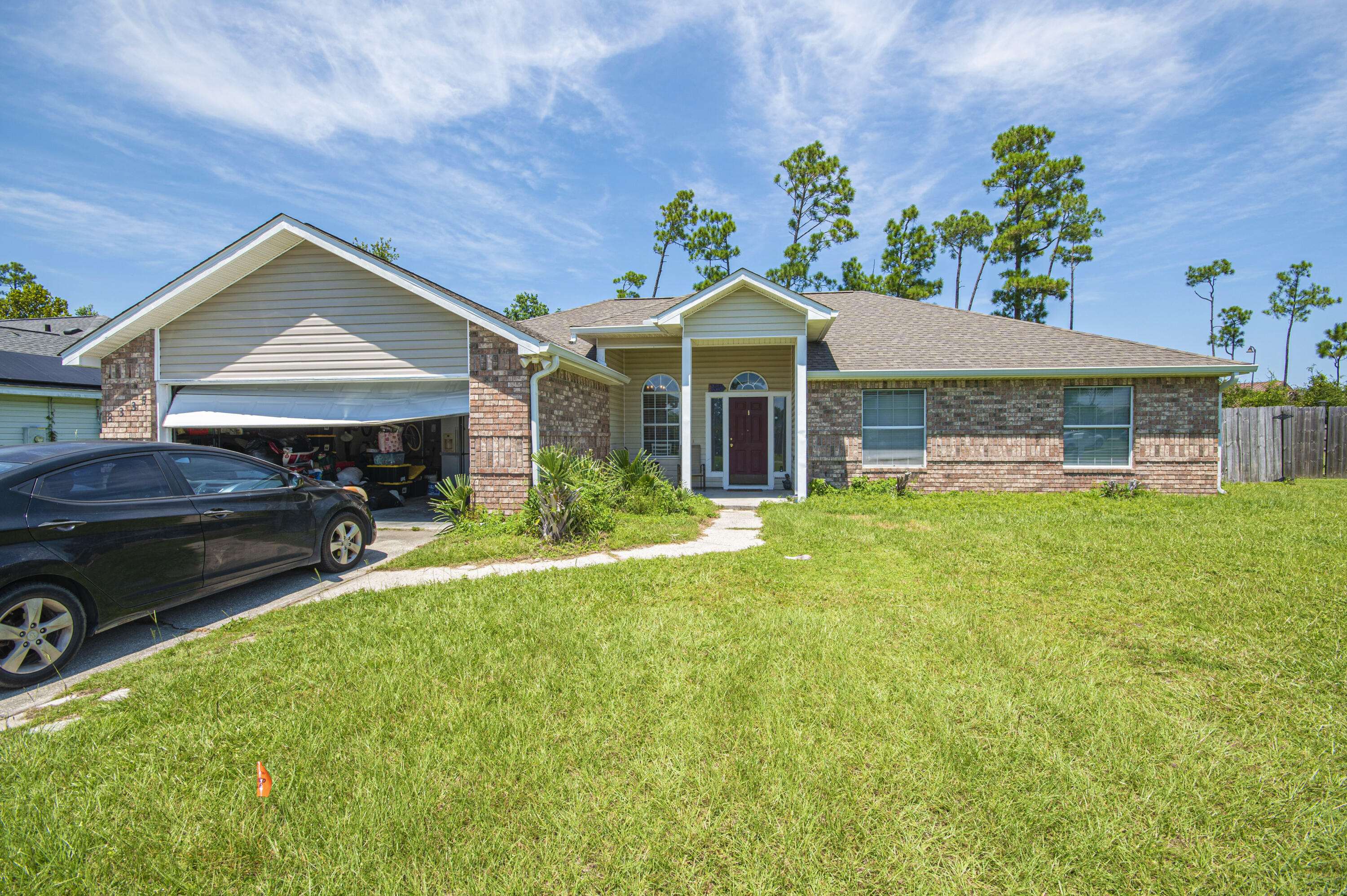 Discover this charming 3-bedroom, 2-bathroom home with 1,820 sq. ft. of comfortable living space, ideally located just minutes from Tyndall Air Force Base. Nestled in a quiet neighborhood, this property offers the perfect blend of convenience and privacy. Step inside to a spacious floor plan designed for both everyday living and entertaining. The huge backyard with privacy fencing is perfect for gatherings, pets, or simply relaxing outdoors. Enjoy being close to everything you need--Walmart, Starbucks, schools, restaurants, and shops are just around the corner. Whether you're looking for a primary residence or an investment rental, this home checks all the boxes. Schedule your tour today and see all that 8335 James Street has to offer!